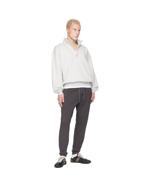 Skims Gray Jersey Lounge Jogger Sweatpants for men