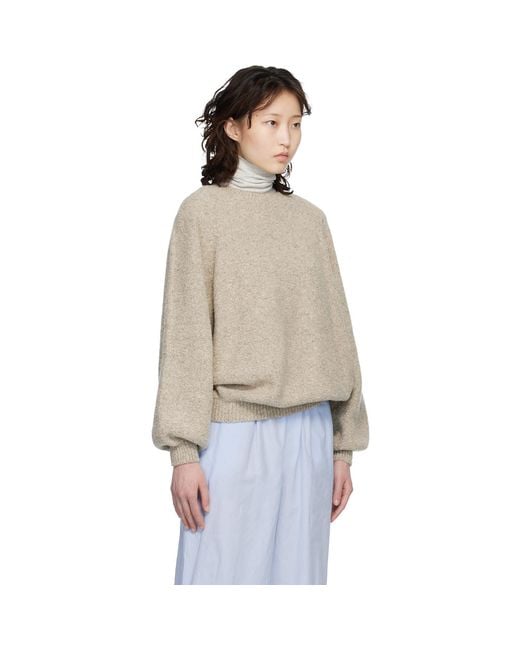 Baserange Natural Taupe Soar Sweater