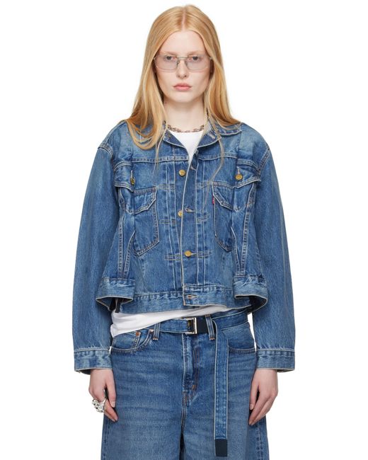 Sacai ブルー Levi'Sエディション デニムジャケット ブルー | Lyst