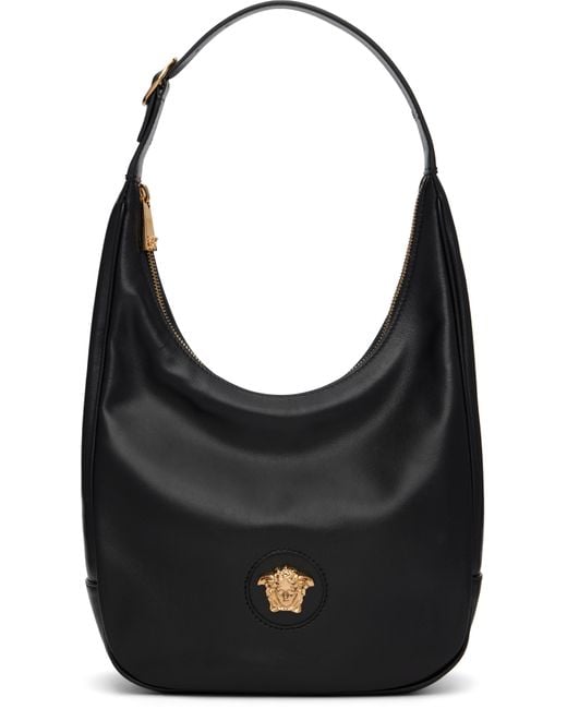 Versace Black 'La Medusa' Shoulder Bag