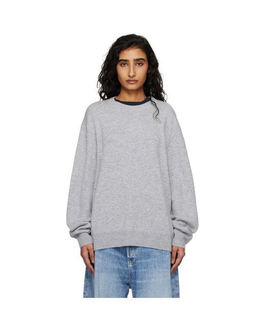 Acne Gray Cashmere Sweater