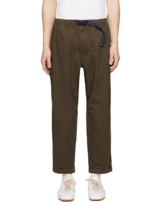 Pilgrim Surf + Supply Black Pilgrim Surf + Supply Salathe Twill Climbing Cargo Pants for men