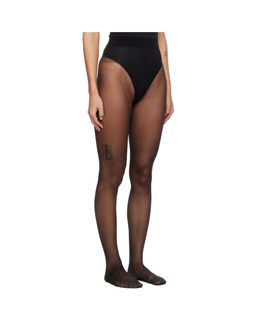 Wolford Black Satin Touch 20 Tights
