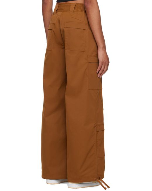 Pantalon brun à poches Nike en coloris Brown