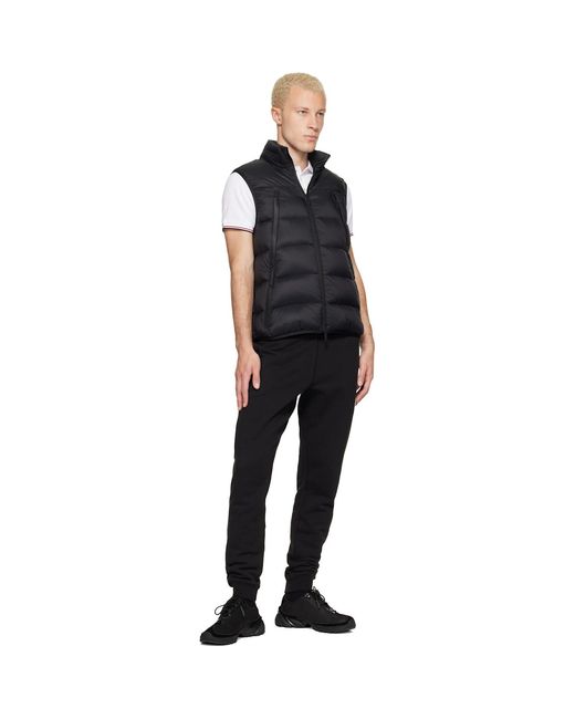 Moncler Black Drawstring Sweatpants for men