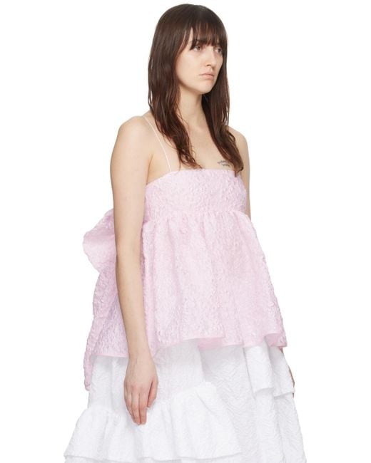 CECILIE BAHNSEN Veronica トップス Pink