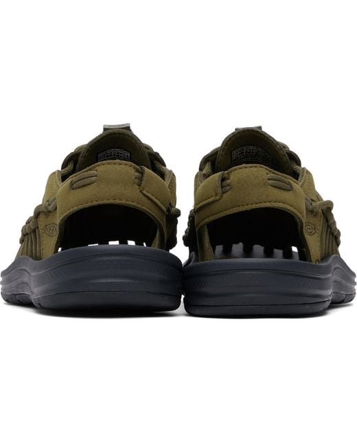 Keen Black Khaki Uneek Sandals for men