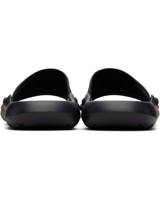 Versace Black Medusa Rubber Slides for men