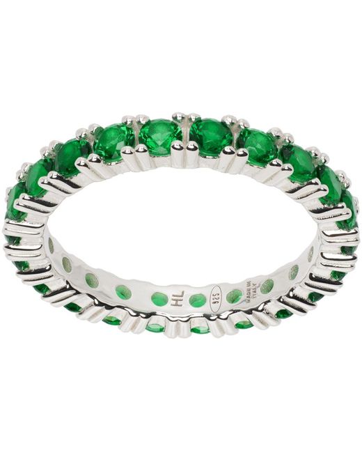 Hatton Labs Green Eternity Ring for men