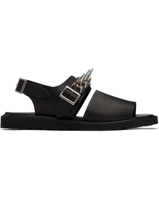Undercover Black Foot The Coacher Edition Spike Studded Sandals for men