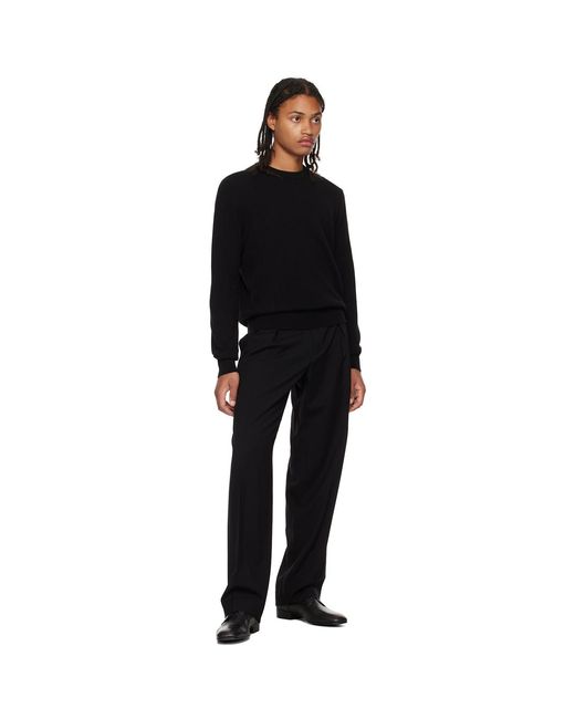 The Row Black Benji Sweater for men