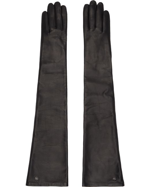 Handsome Stockholm Black Essentials Extra Long Gloves