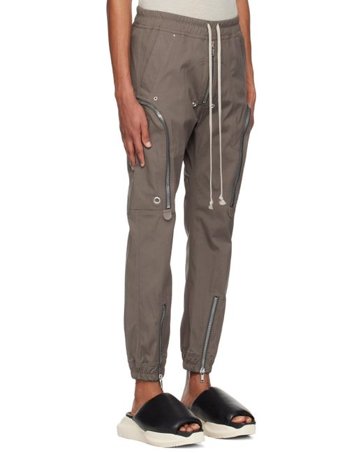 Rick Owens Multicolor Gray Bauhaus Cargo Pants for men