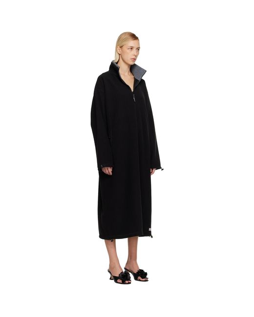 Sandy Liang Black Sloane Maxi Dress