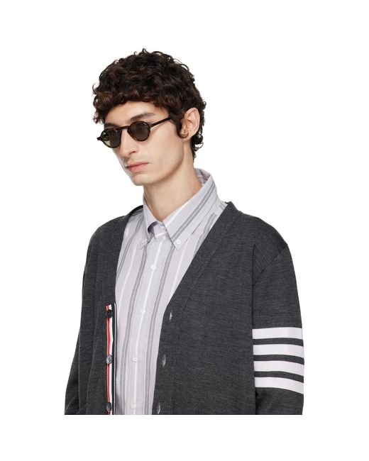 Thom Browne Brown Round Sunglasses for men