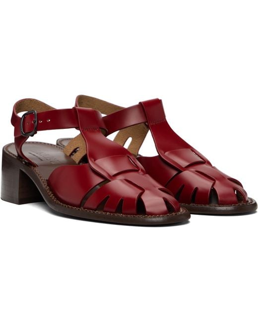 Hereu Black Pesca Heeled Sandals