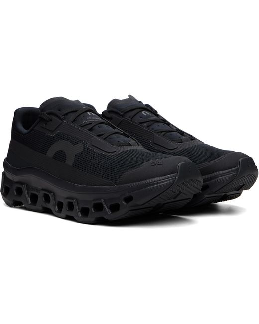 On Shoes Black Clounmster Void Sneakers for men