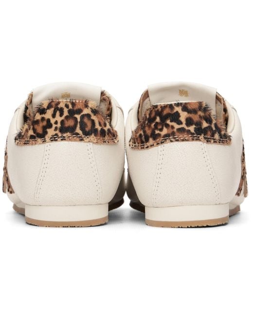 Amiri Black Off- Leopard Pacific Flat Sneakers
