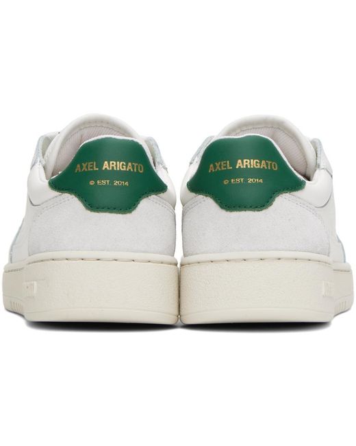 Axel Arigato Black White & Green Dice Lo Sneakers