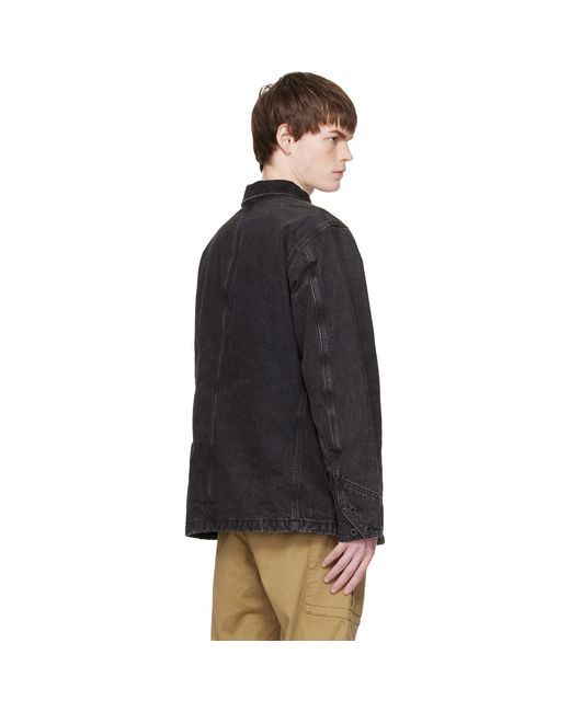 RRL Black Lynn Denim Jacket for men