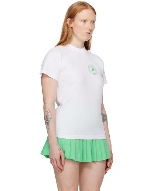Sporty & Rich Green Prince Edition Net T-shirt