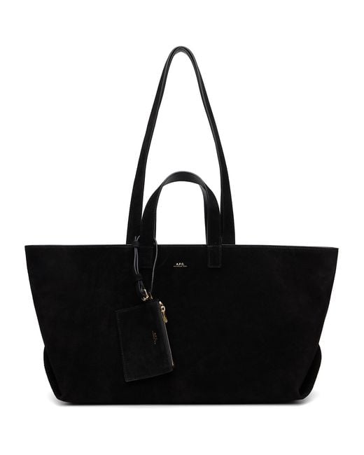 A.P.C. Black 'Le Drummer' Tote