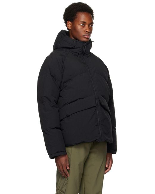 adidas Originals Big Baffle Down Jacket in Black for Men Lyst