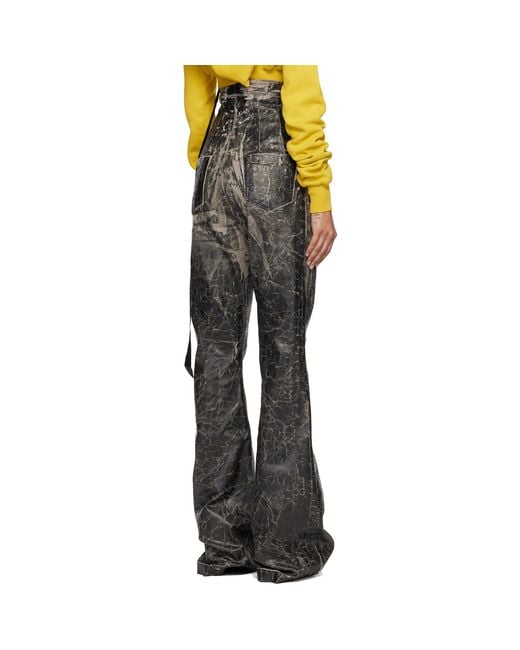 Rick Owens Black Concordians Dirt Bolan Jeans