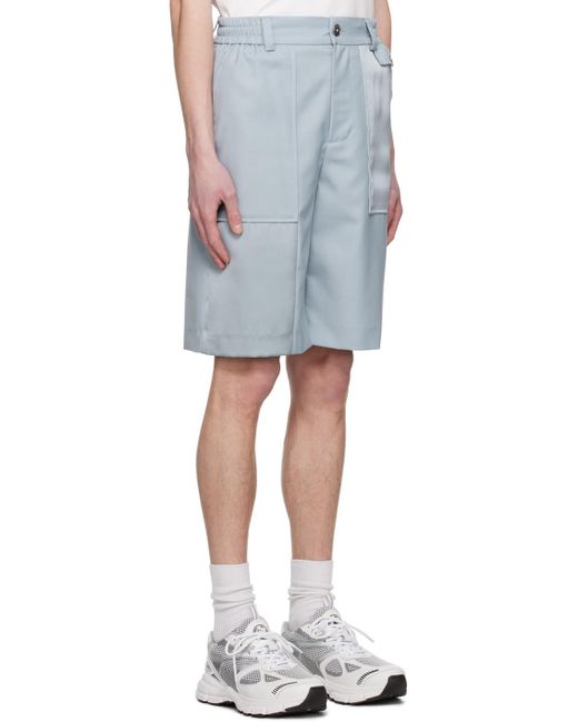 Short Gris À Panneaux Feng Chen Wang pour homme en coloris Black