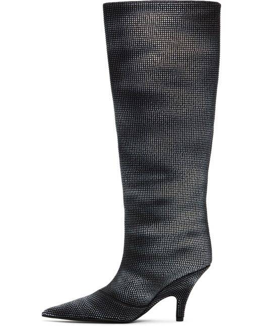 Alexander Wang Black Diablo 90Mm Tall Boots