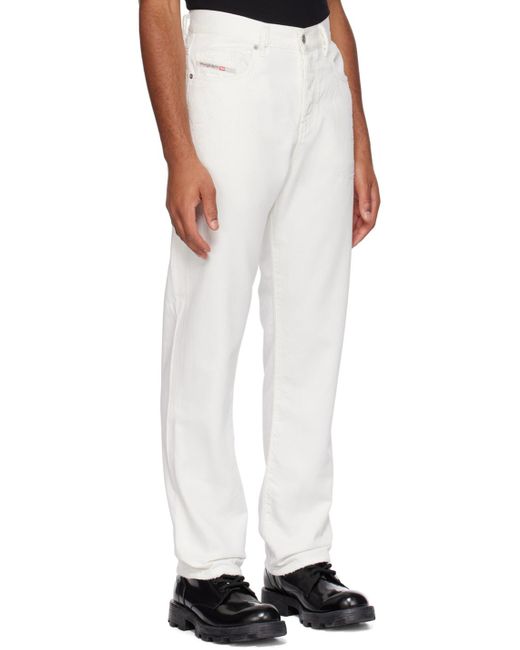DIESEL White 2020 D-viker Jeans for men