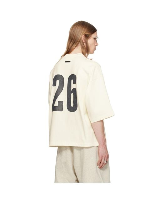 Fear Of God Natural Off- Merch T-Shirt for men