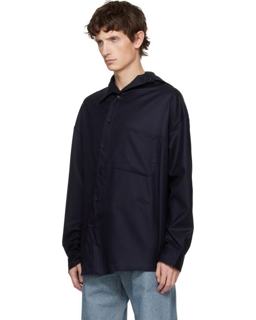 Jacquemus Blue 'The Cuadro' Shirt for men