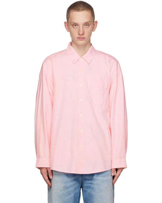 R13 Pink Seamless Shirt for men