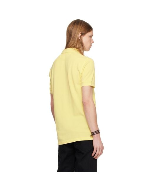 Tom Ford Yellow Piquet Polo for men