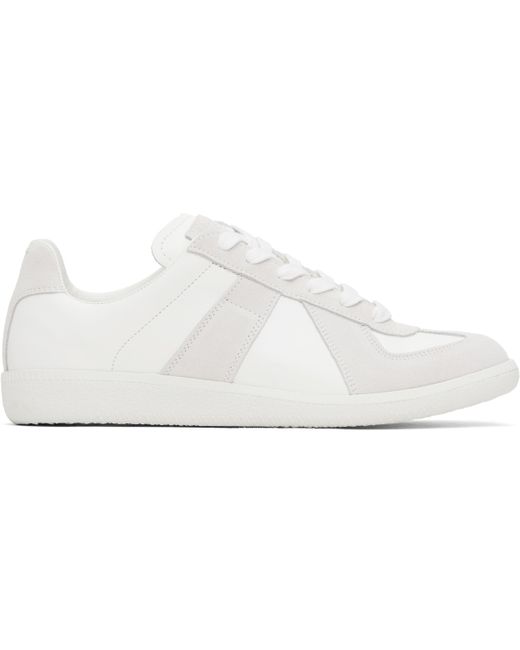 メンズ Maison Margiela オフホワイト Replica スニーカー Black