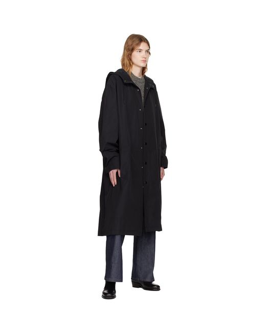 A.P.C. Black Long Parka