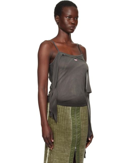 DIESEL グレー T-Malo キャミソール Brown