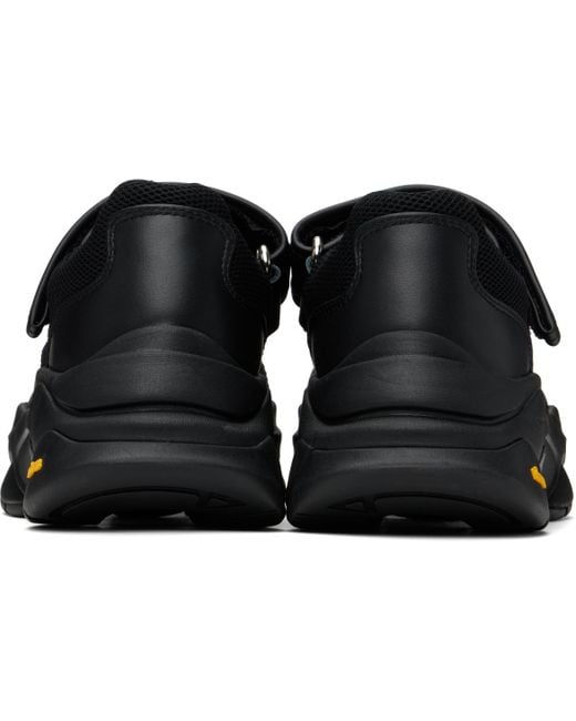 Y's Yohji Yamamoto ブラック カウレザー スニーカー Black