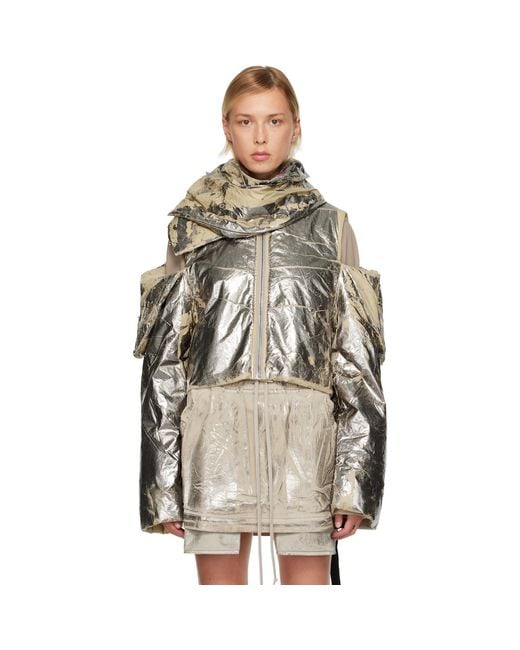 Rick Owens Multicolor Concordians Convertible Jacket