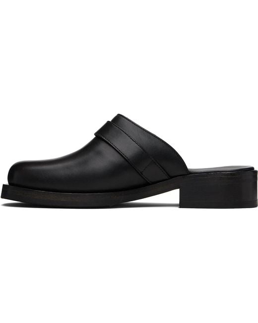 Our Legacy Black Camion Mule Loafers