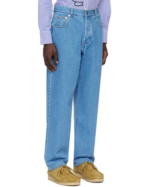 Pop Trading Co. Blue Crest Jeans for men