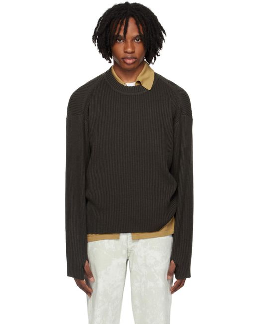 BERNER KUHL Black Officer Sweater for men