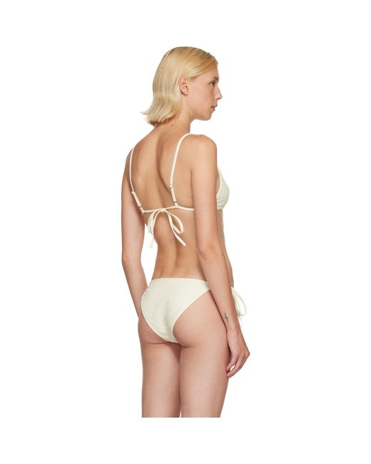 Totême  Natural Off- Scoop Bikini Top