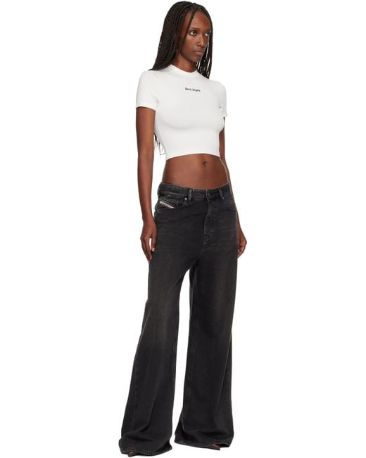 Palm Angels Black Off- Classic Logo Baby T-Shirt