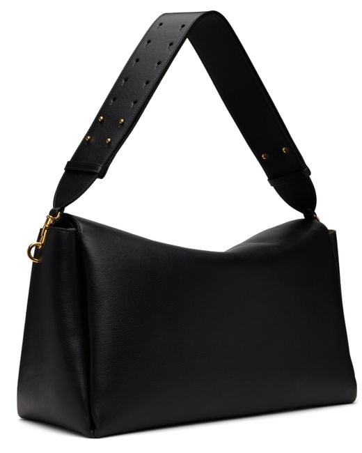 Grand Sac Carrousel Noir En Cuir AMI en coloris Black