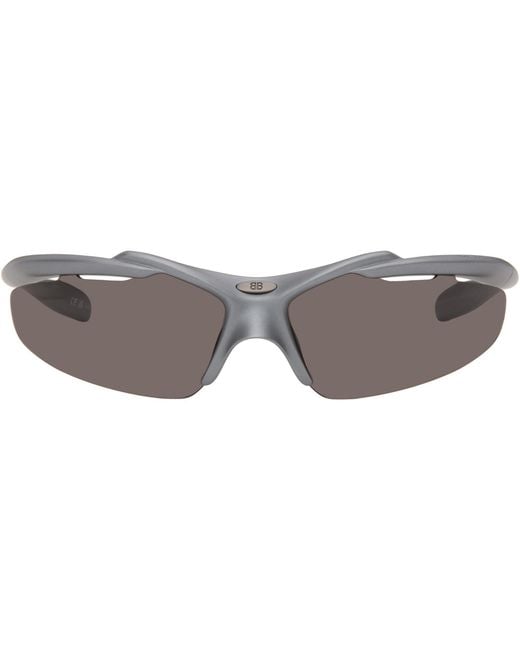 Balenciaga Black Turbo D-Frame Sunglasses for men