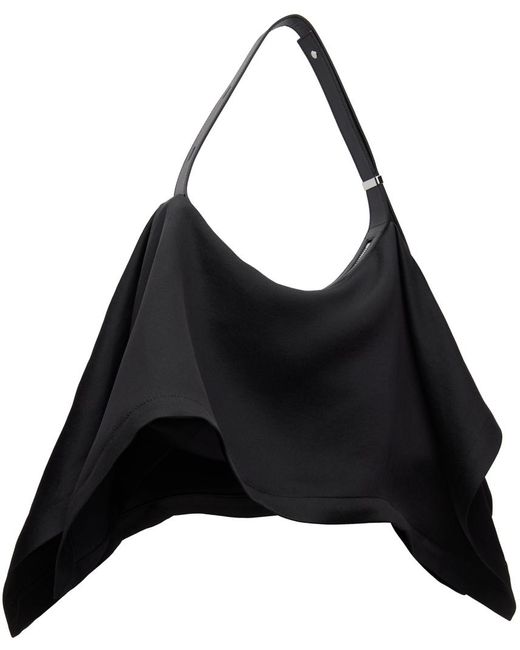 Sac carré noir à empiècement superposé de style mouchoir Issey Miyake en coloris Black