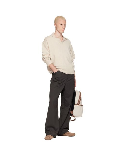 Boss Natural Logo Lettering Backpack for men