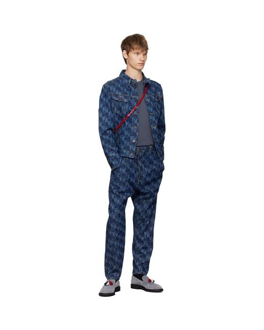 Vivienne Westwood Blue Drunken Jeans for men
